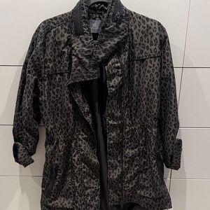 Tart Collections Black Leopard Utility Jacket